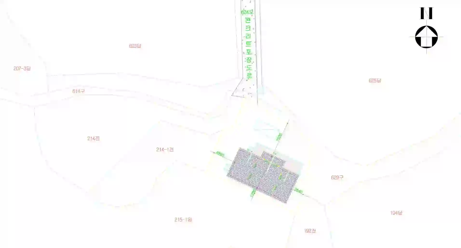 넙성리 214-2 배치도 이미지